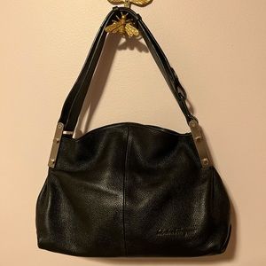 Salvadore Ferragmo Black Shoulder Bag